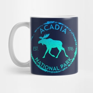 Acadia National Park NP Maine ME USA Moose Lovers Souvenir Mug